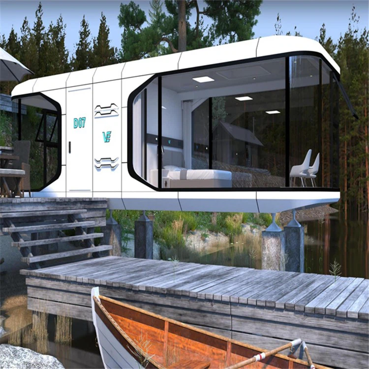 Prefab cheap cabin capsule-house hotel with 2 bedroom 7