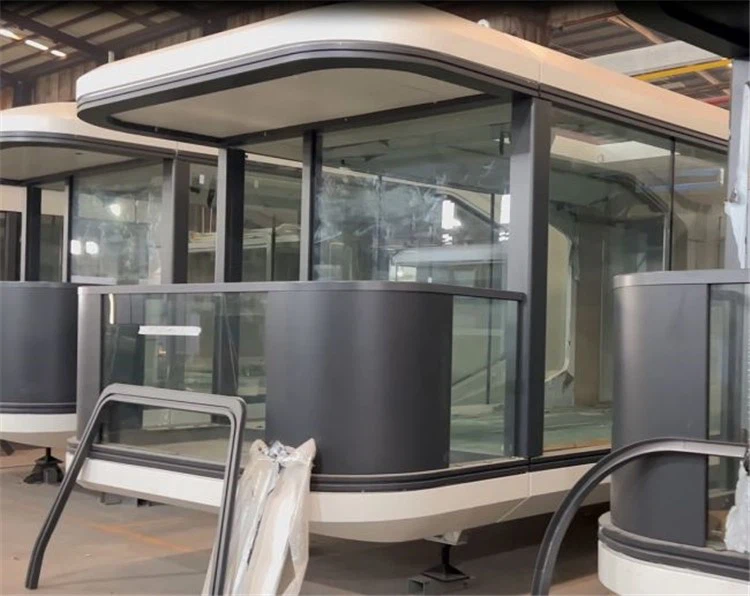 prefab capsule house hotel with bathroom 5